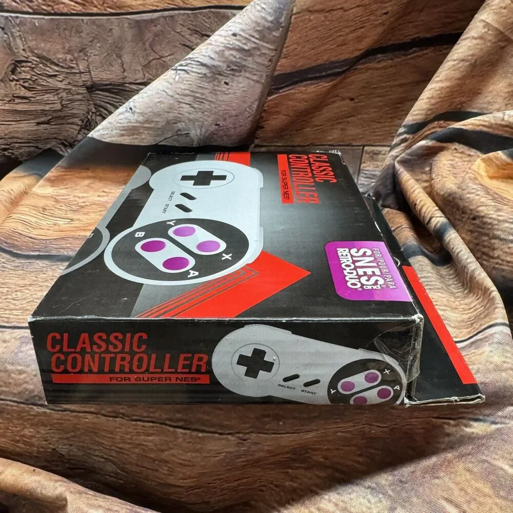 TTX Tech Classic Controller for Super NES & Retro-Duo - Wired SNES Style Gamepad